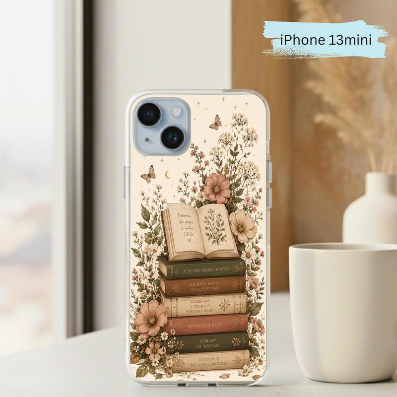 Library Of Dreams In Bloom - Vintage Reader Phone Case IPhone