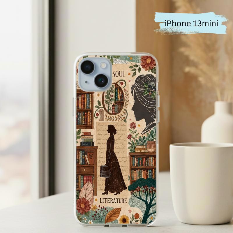 Literature Soul Aesthetic - Vintage Book Lover Collage Phone Case IPhone Literature Soul Aesthetic - Vintage Book Lover Collage Phone Case IPhone