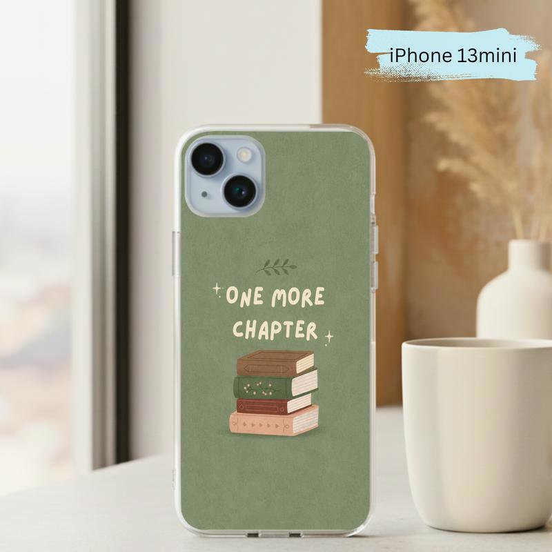 One More Chapter - Minimalist Book Stack Phone Case IPhone