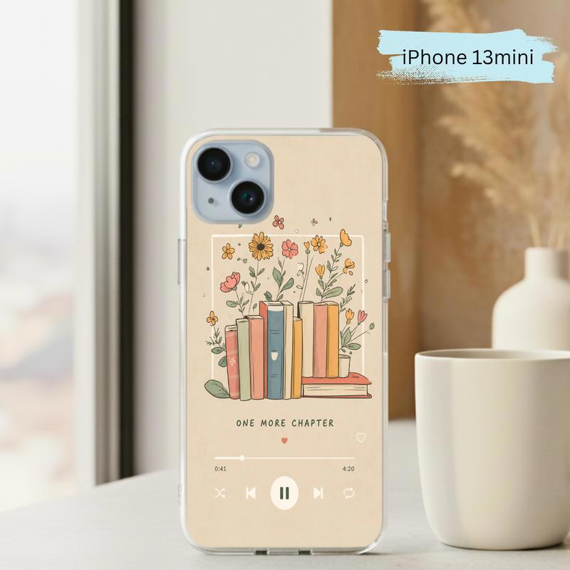 One More Chapter Music Player - Cozy Book Aesthetic Phone Case IPhone