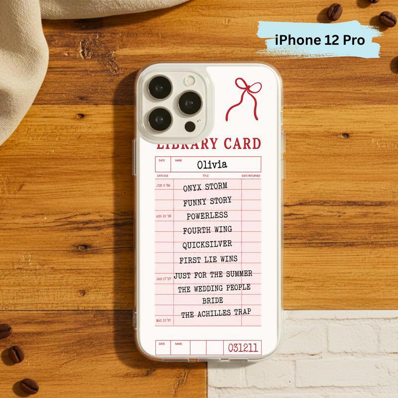 Classic Library Card Revival - Girl Phone Case IPhone