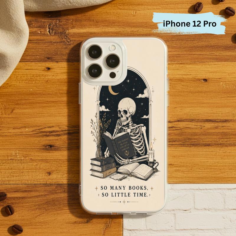Dark Academia Book Lover - So Many Books So Little Time Phone Case IPhone Dark Academia Book Lover - So Many Books So Little Time Phone Case IPhone