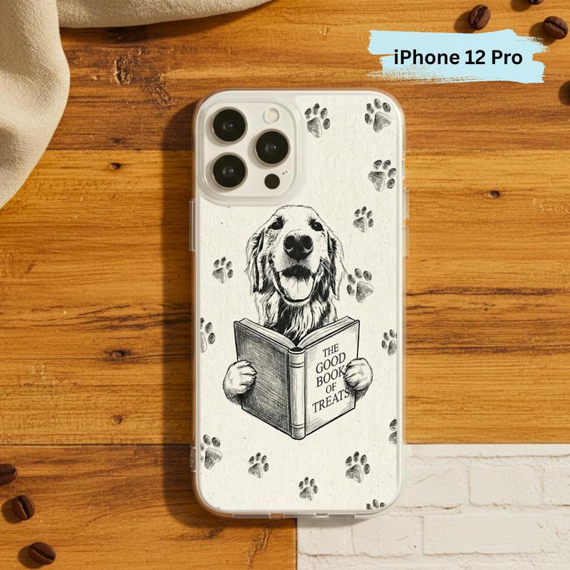 Funny Dog Reading Book - Book Lover Phone Case IPhone