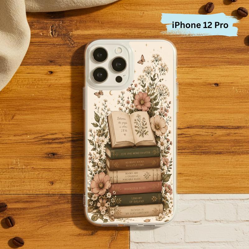 Library Of Dreams In Bloom - Vintage Reader Phone Case IPhone