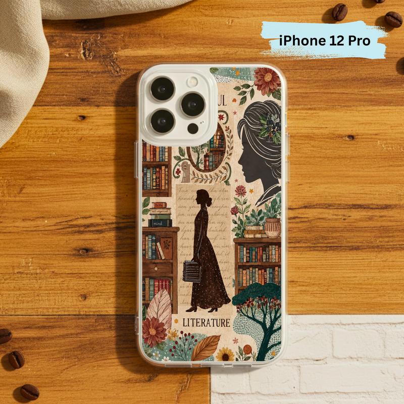 Literature Soul Aesthetic - Vintage Book Lover Collage Phone Case IPhone Literature Soul Aesthetic - Vintage Book Lover Collage Phone Case IPhone