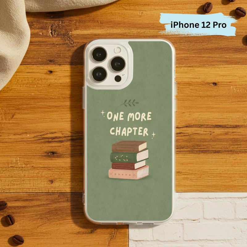 One More Chapter - Minimalist Book Stack Phone Case IPhone