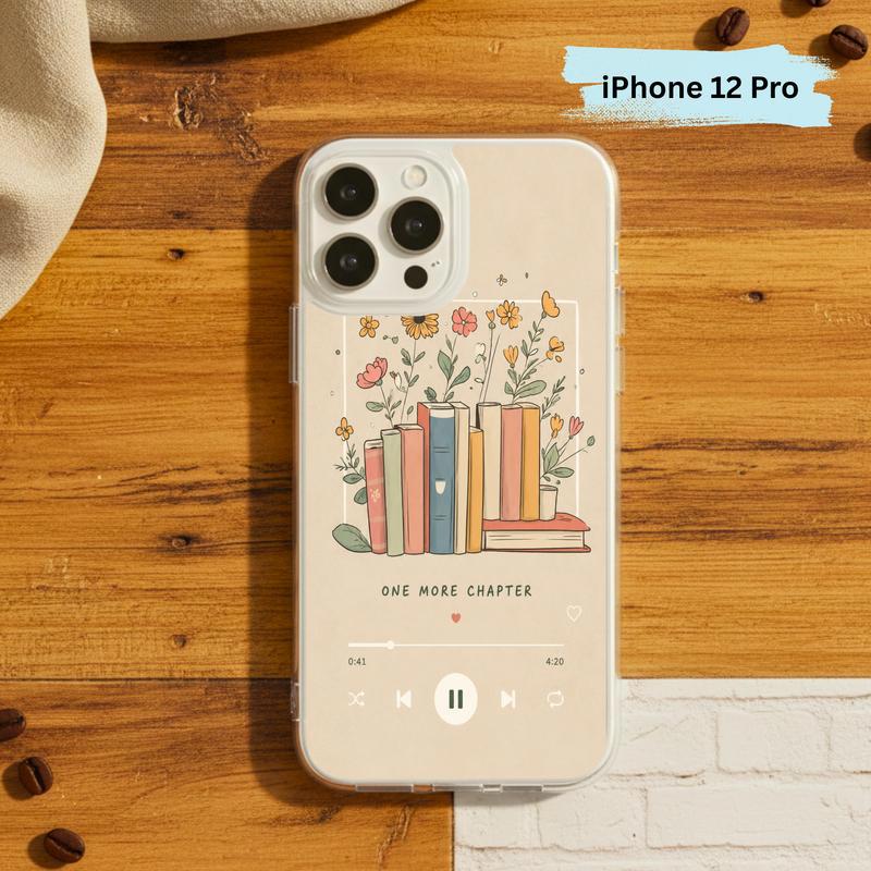 One More Chapter Music Player - Cozy Book Aesthetic Phone Case IPhone