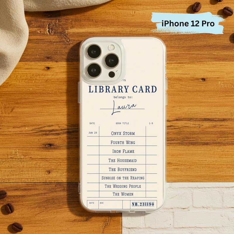 Personalized Library Card - Custom Reader Phone Case IPhone