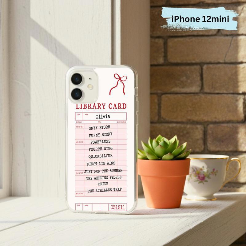 Classic Library Card Revival - Girl Phone Case IPhone