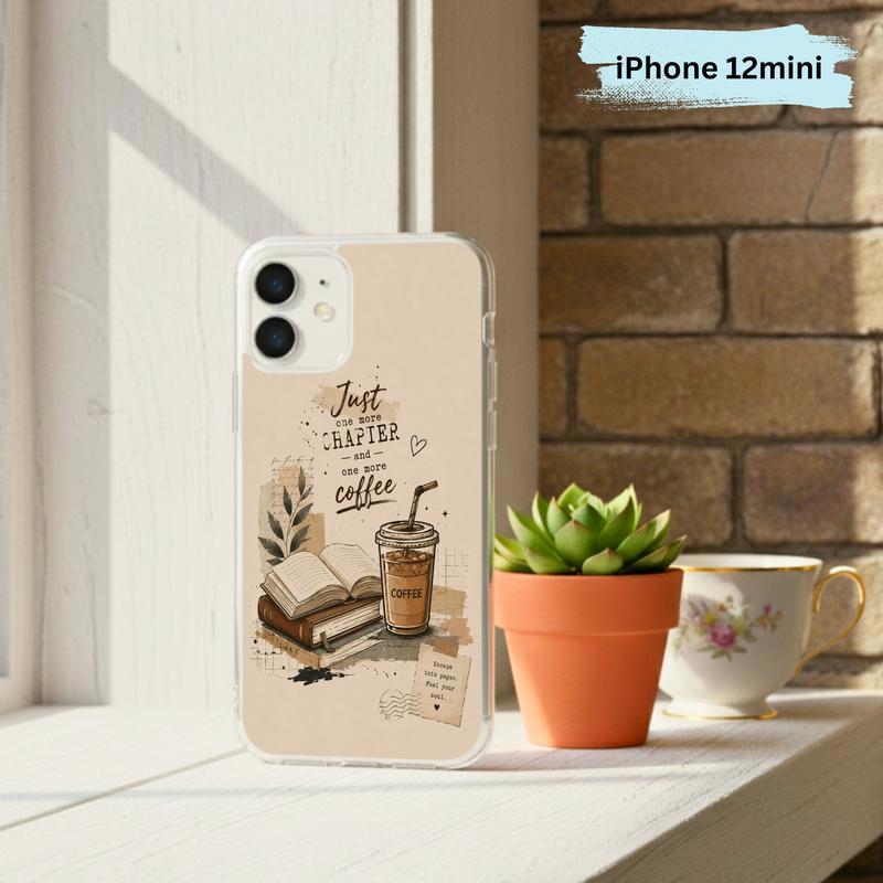 Coffee And Books Aesthetic - Book Lover Phone Case IPhone Coffee And Books Aesthetic - Book Lover Phone Case IPhone