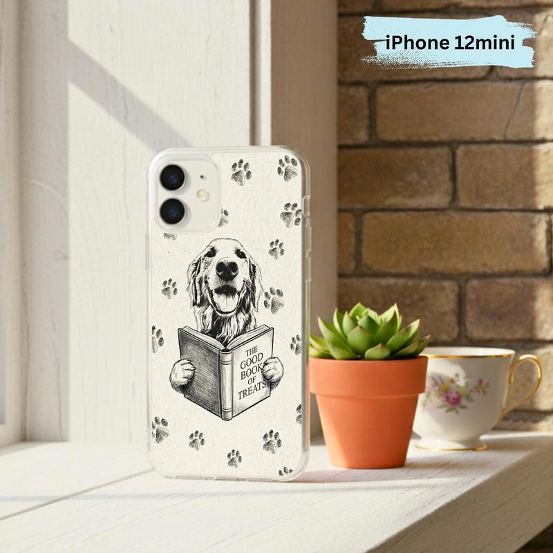 Funny Dog Reading Book - Book Lover Phone Case IPhone