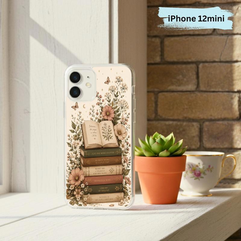 Library Of Dreams In Bloom - Vintage Reader Phone Case IPhone