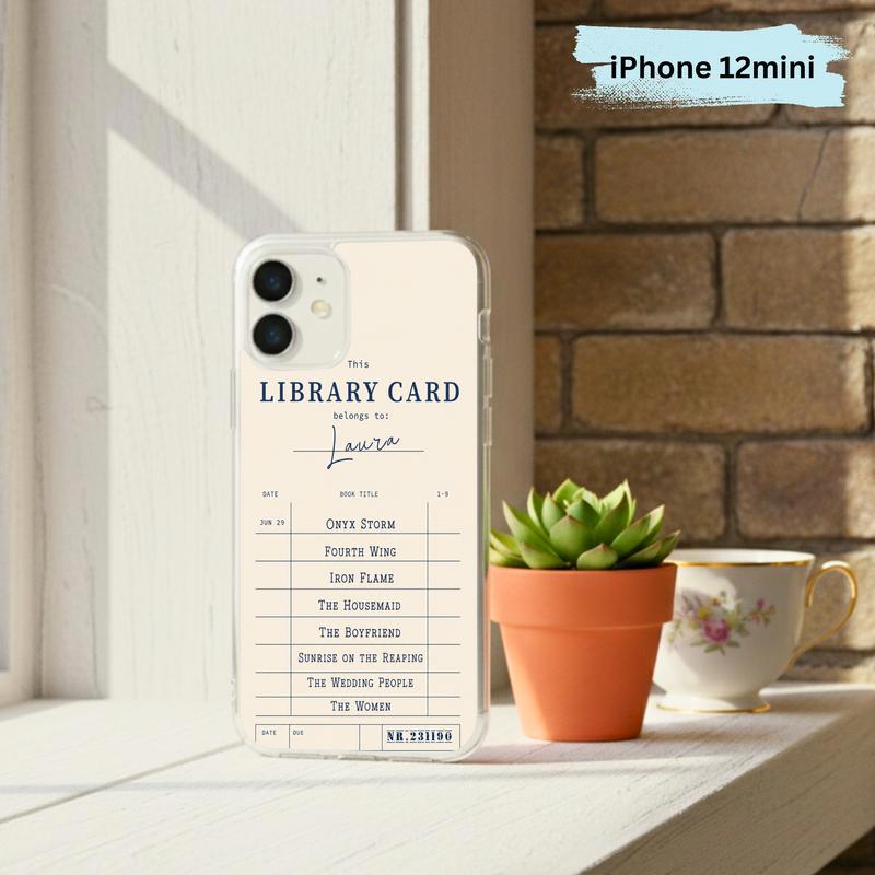 Personalized Library Card - Custom Reader Phone Case IPhone