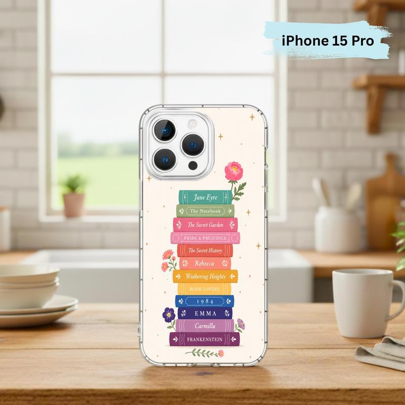 Colorful Book Stack - Classic Literature Phone Case IPhone