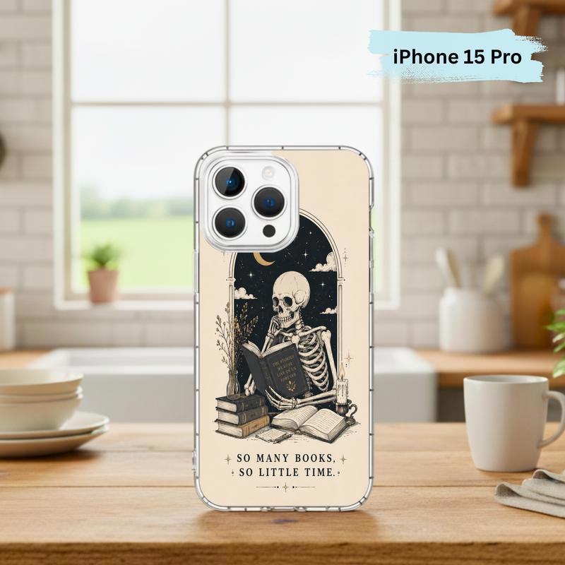 Dark Academia Book Lover - So Many Books So Little Time Phone Case IPhone Dark Academia Book Lover - So Many Books So Little Time Phone Case IPhone