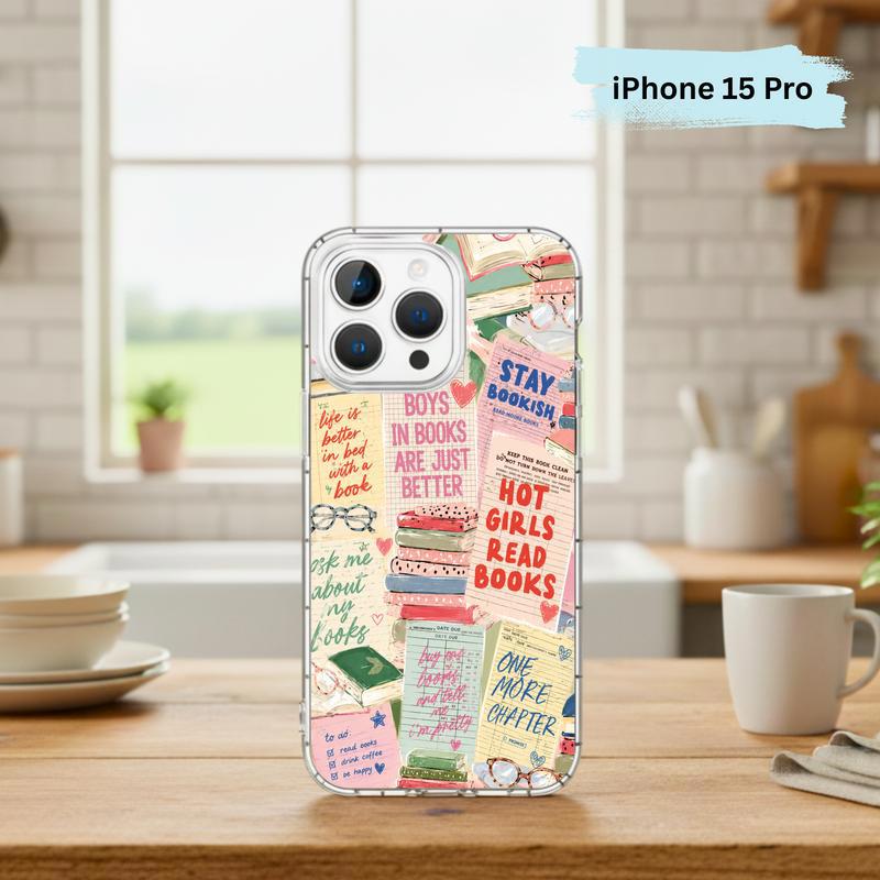 Hot Girls Read Books - Retro Book Lover Phone Case IPhone Hot Girls Read Books - Retro Book Lover Phone Case IPhone