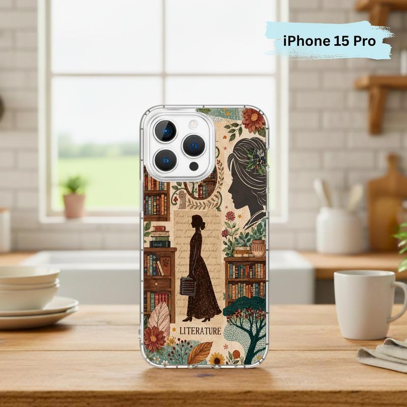 Literature Soul Aesthetic - Vintage Book Lover Collage Phone Case IPhone Literature Soul Aesthetic - Vintage Book Lover Collage Phone Case IPhone