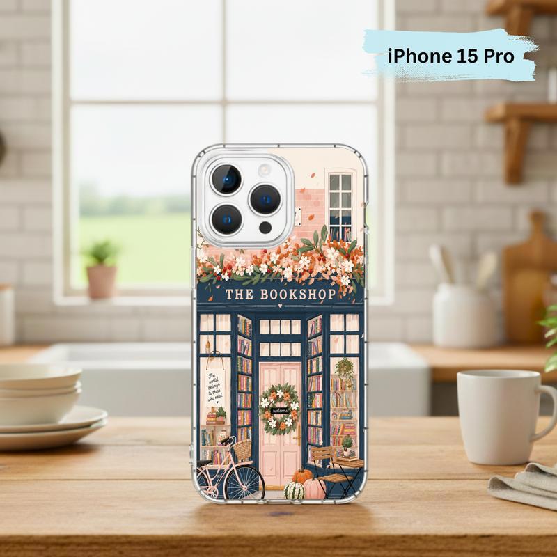 Lovely Gift For Book Lovers - Cozy Bookstore Phone Case IPhone Lovely Gift For Book Lovers - Cozy Bookstore Phone Case IPhone
