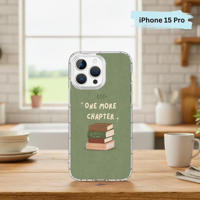 One More Chapter - Minimalist Book Stack Phone Case IPhone