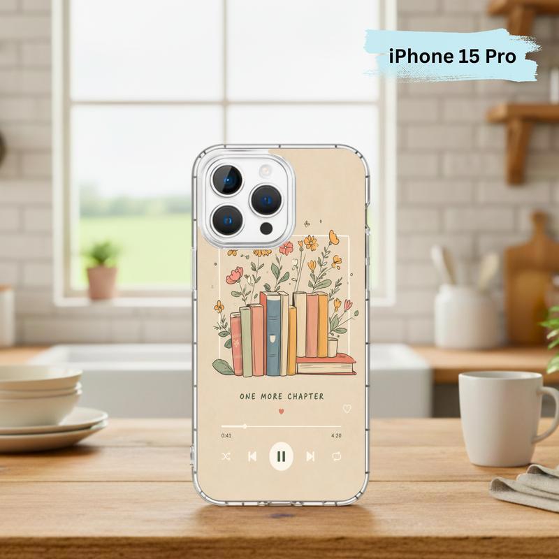One More Chapter Music Player - Cozy Book Aesthetic Phone Case IPhone