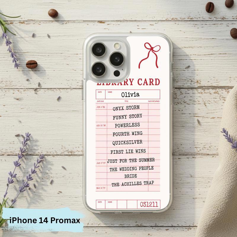 Classic Library Card Revival - Girl Phone Case IPhone