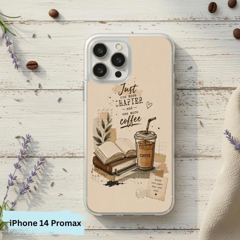 Coffee And Books Aesthetic - Book Lover Phone Case IPhone Coffee And Books Aesthetic - Book Lover Phone Case IPhone