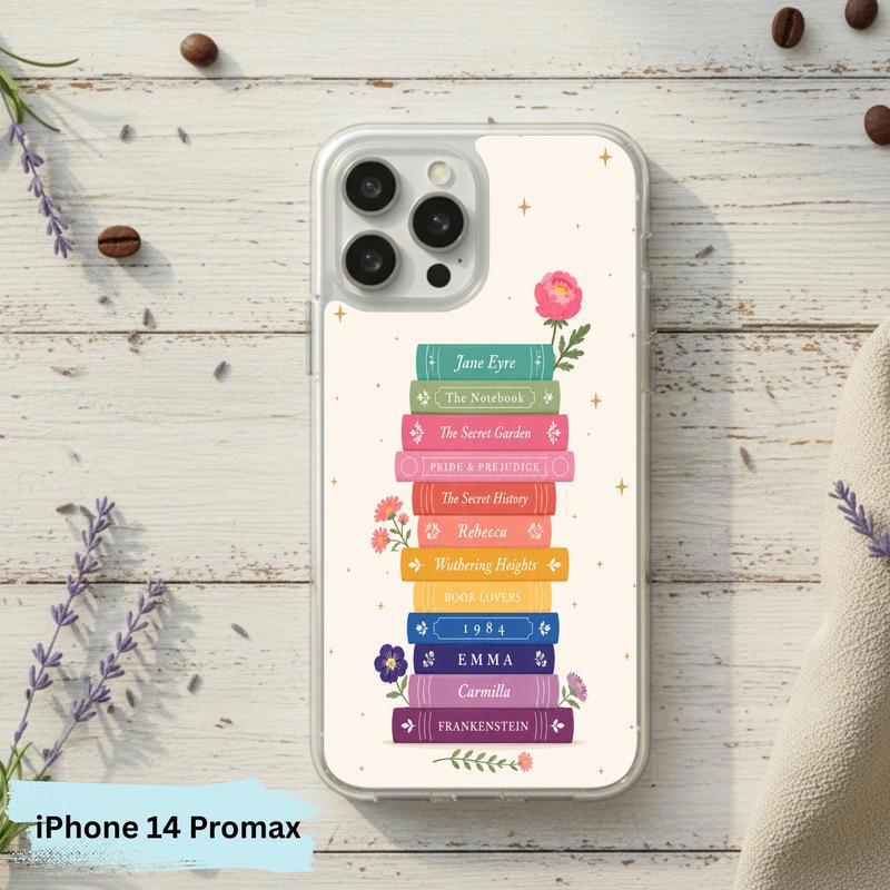 Colorful Book Stack - Classic Literature Phone Case IPhone