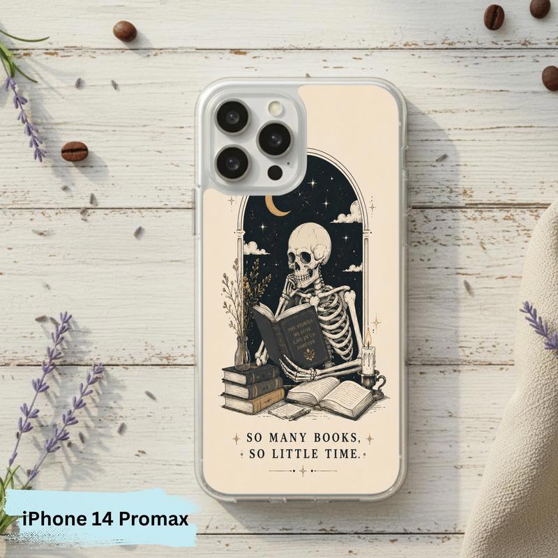 Dark Academia Book Lover - So Many Books So Little Time Phone Case IPhone Dark Academia Book Lover - So Many Books So Little Time Phone Case IPhone