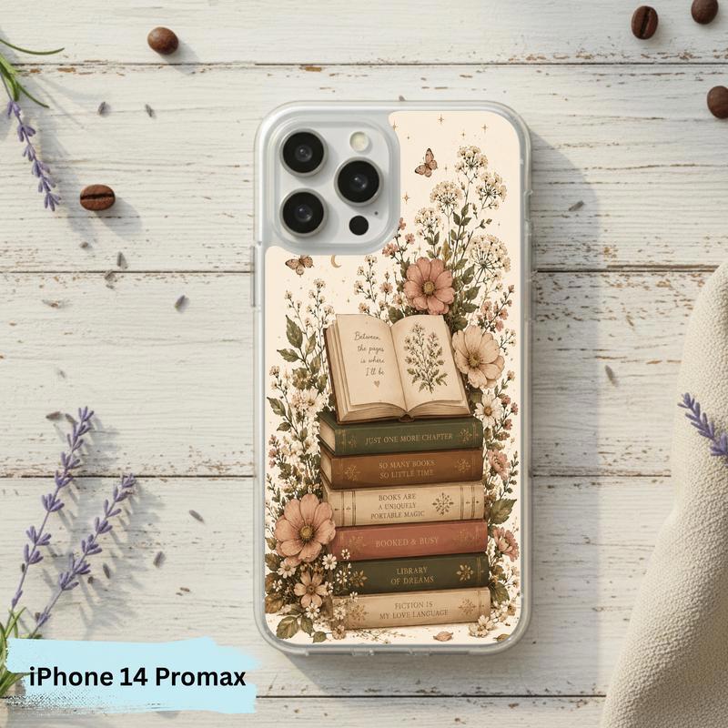 Library Of Dreams In Bloom - Vintage Reader Phone Case IPhone