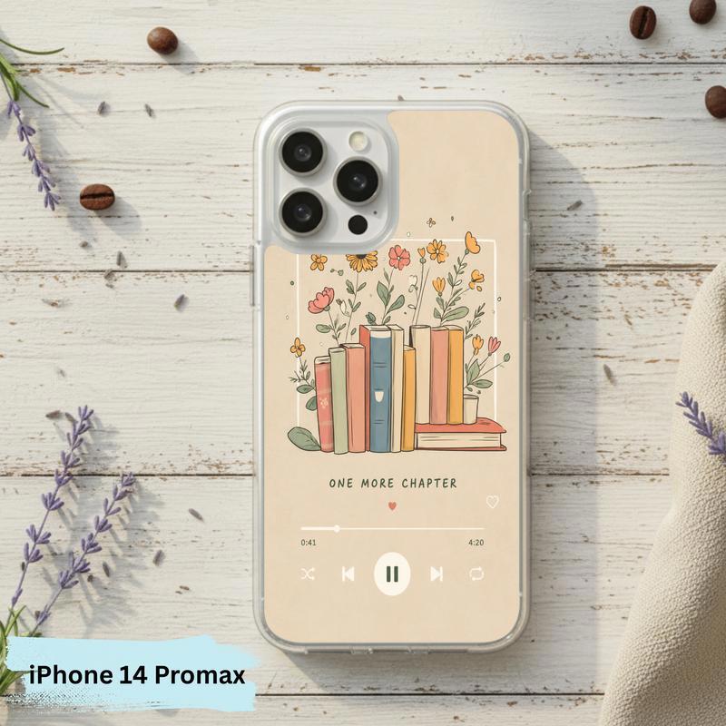 One More Chapter Music Player - Cozy Book Aesthetic Phone Case IPhone