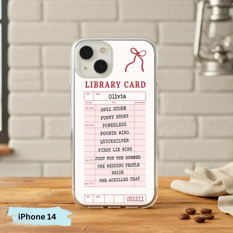 Classic Library Card Revival - Girl Phone Case IPhone