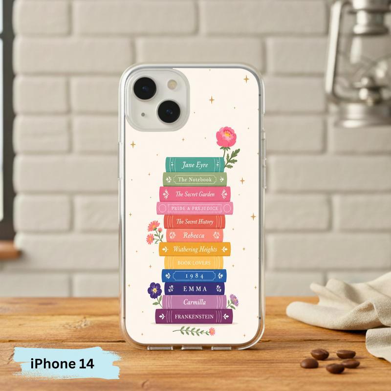 Colorful Book Stack - Classic Literature Phone Case IPhone