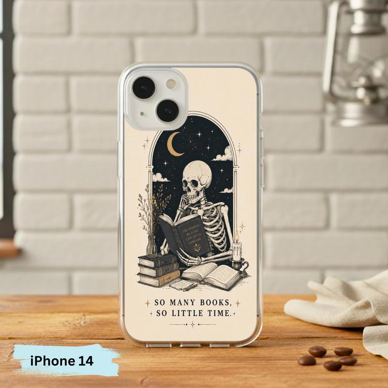 Dark Academia Book Lover - So Many Books So Little Time Phone Case IPhone Dark Academia Book Lover - So Many Books So Little Time Phone Case IPhone