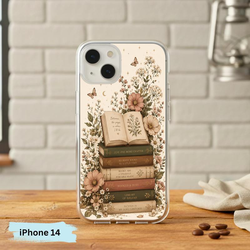 Library Of Dreams In Bloom - Vintage Reader Phone Case IPhone