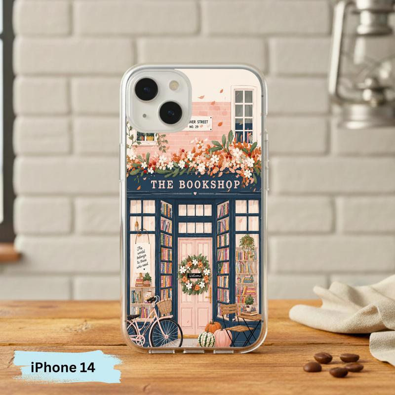Lovely Gift For Book Lovers - Cozy Bookstore Phone Case IPhone Lovely Gift For Book Lovers - Cozy Bookstore Phone Case IPhone