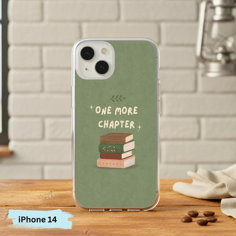 One More Chapter - Minimalist Book Stack Phone Case IPhone