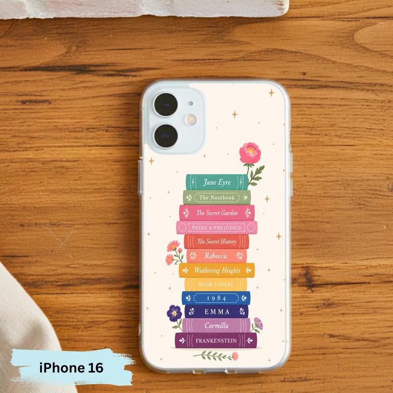 Colorful Book Stack - Classic Literature Phone Case IPhone