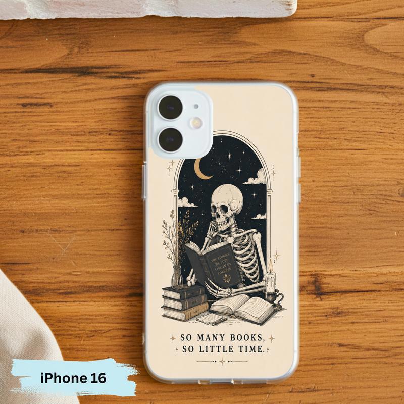 Dark Academia Book Lover - So Many Books So Little Time Phone Case IPhone Dark Academia Book Lover - So Many Books So Little Time Phone Case IPhone