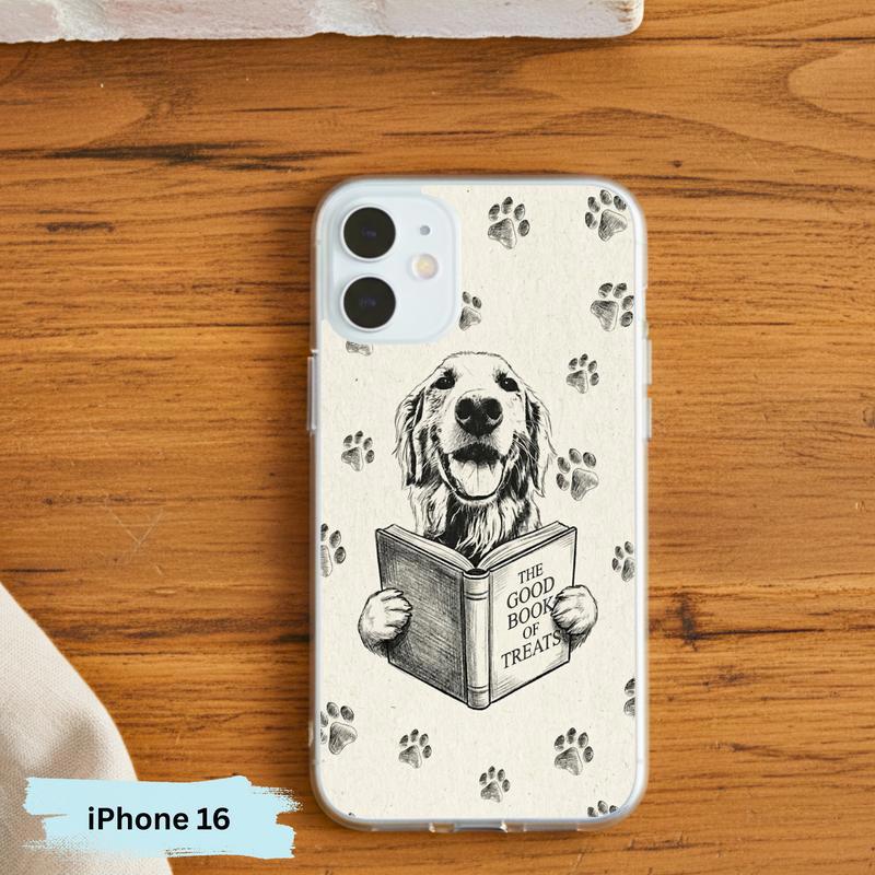 Funny Dog Reading Book - Book Lover Phone Case IPhone