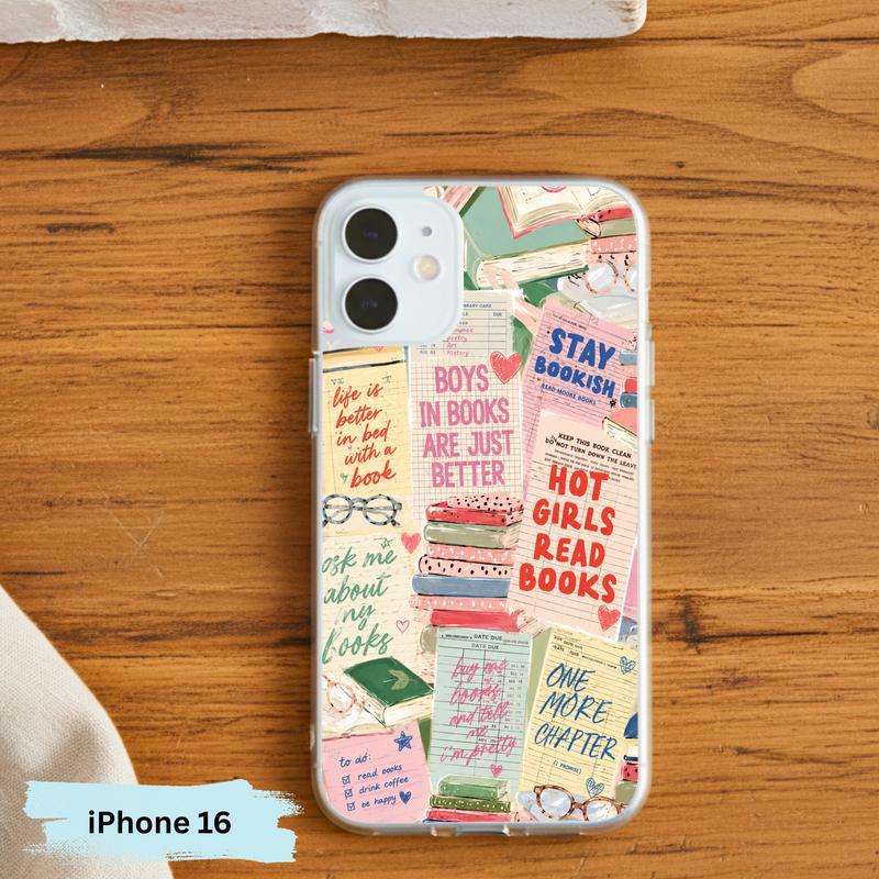 Hot Girls Read Books - Retro Book Lover Phone Case IPhone Hot Girls Read Books - Retro Book Lover Phone Case IPhone
