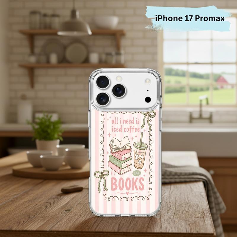 All I Need Is Books & Coffee - Cute Reader Phone Case IPhone