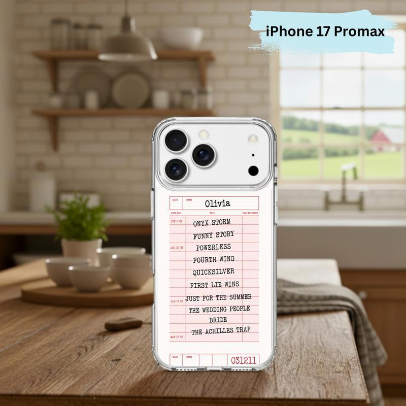 Classic Library Card Revival - Girl Phone Case IPhone