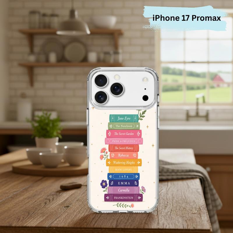 Colorful Book Stack - Classic Literature Phone Case IPhone