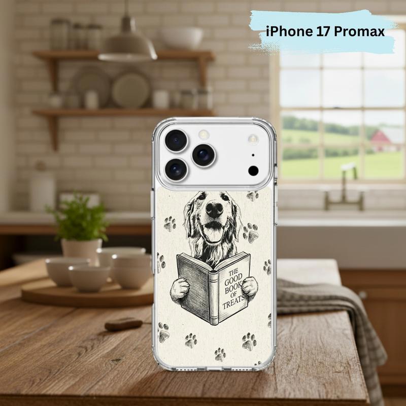 Funny Dog Reading Book - Book Lover Phone Case IPhone