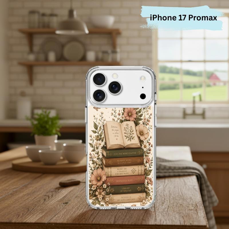 Library Of Dreams In Bloom - Vintage Reader Phone Case IPhone