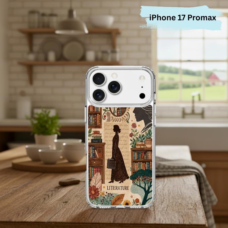 Literature Soul Aesthetic - Vintage Book Lover Collage Phone Case IPhone Literature Soul Aesthetic - Vintage Book Lover Collage Phone Case IPhone
