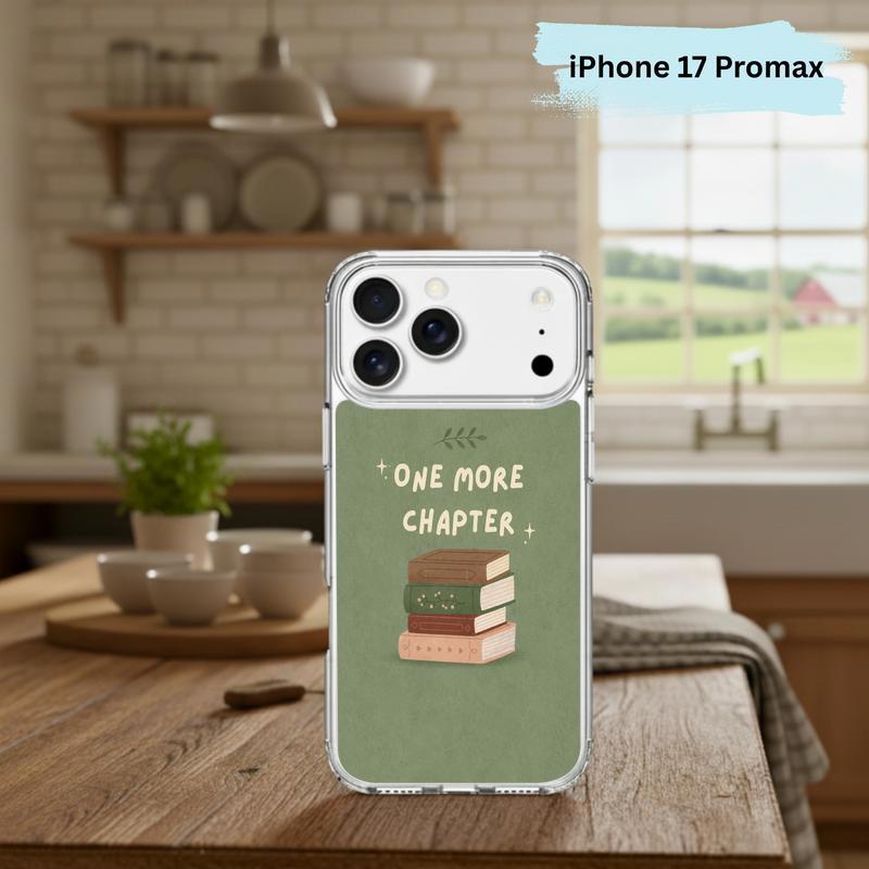 One More Chapter - Minimalist Book Stack Phone Case IPhone