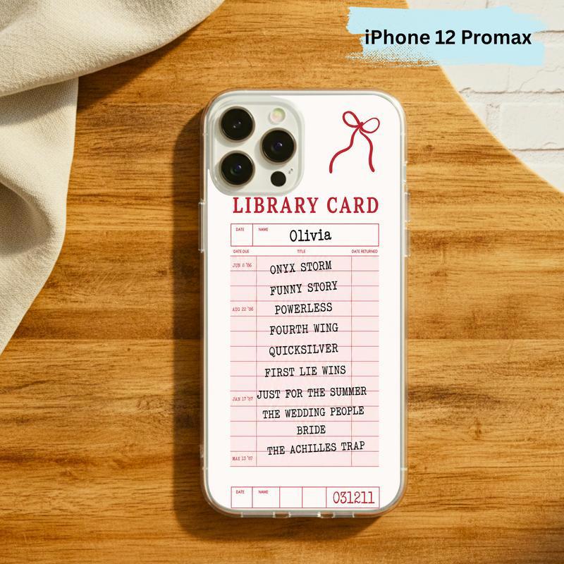 Classic Library Card Revival - Girl Phone Case IPhone
