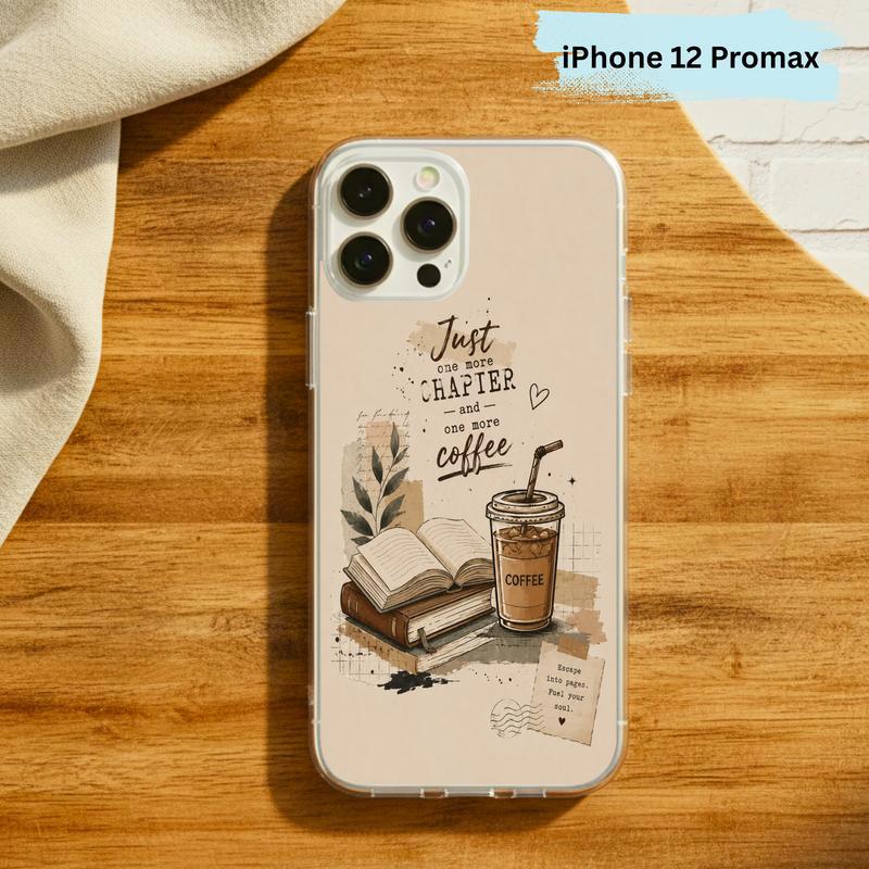 Coffee And Books Aesthetic - Book Lover Phone Case IPhone Coffee And Books Aesthetic - Book Lover Phone Case IPhone