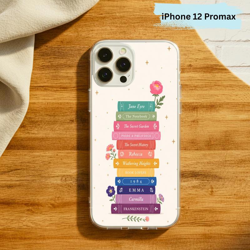 Colorful Book Stack - Classic Literature Phone Case IPhone